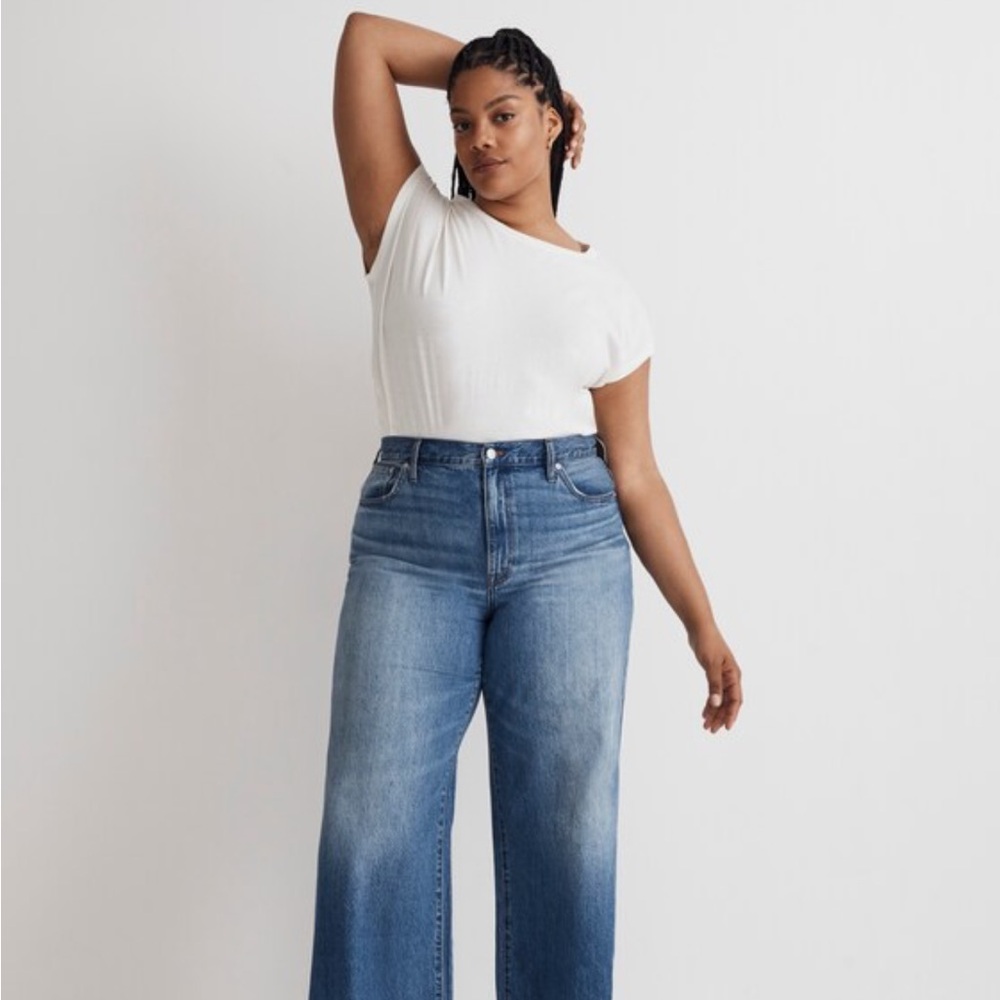 Madewell Curvy Superwide-Leg Jeans
